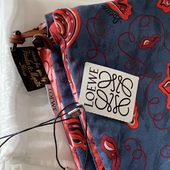 *SOLD* Loewe Drawstring Pouch For Mini/Medium Basket - Picture 4 of 8